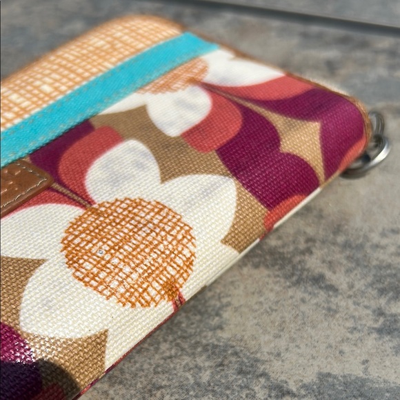 Fossil Blue and Red Wallets with Geometric Design KeyPer collection - Picture 8 of 11